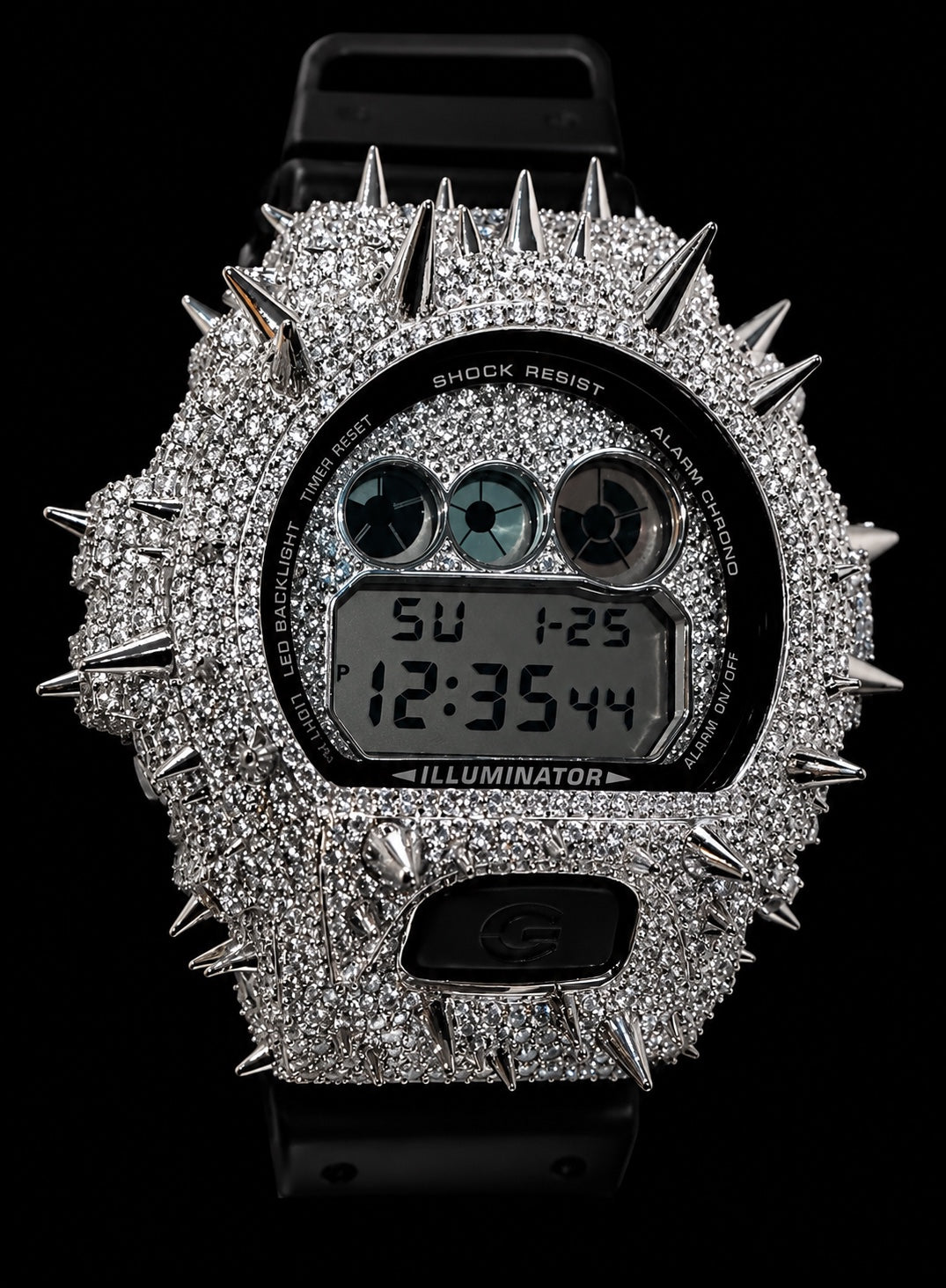 Boitier Casio G-Shock DW6900 Thorns VVS 1 Silver925