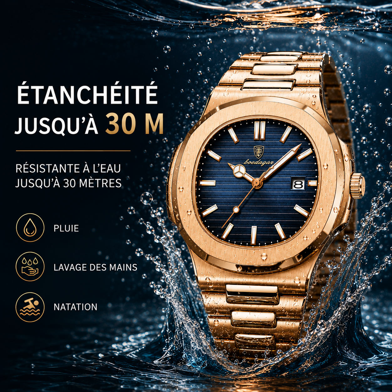 Montre de luxe - POEDAGAR 613