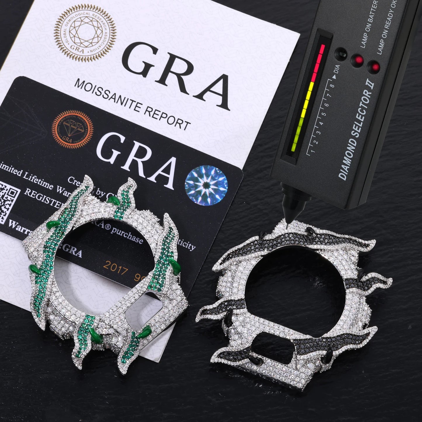 Boitier Flame Casio- DW6900 - Moissanite VVS1 Silver925 - RichesWatch
