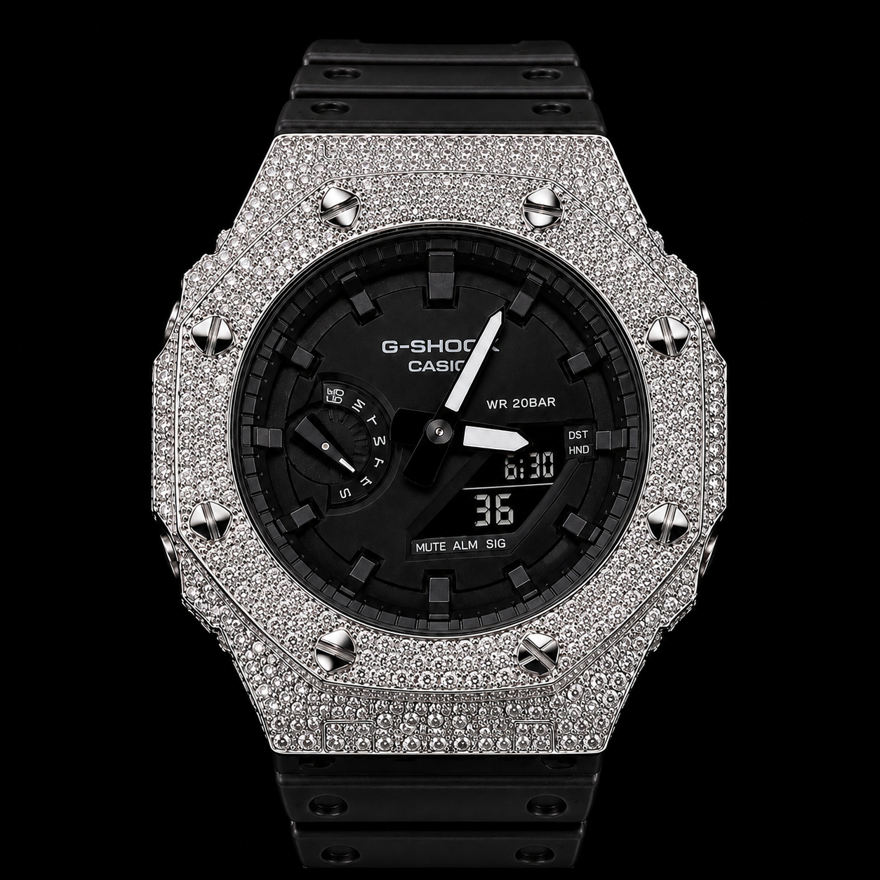 Boitier Casio G-Shock GA2100 Moissanite VVS1
